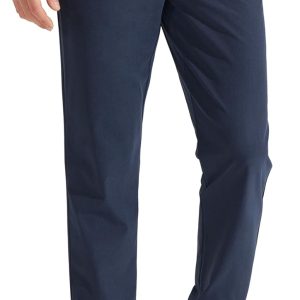 Mens Golf Pants Stretch Work Dress Pants 30"/32"/34" Quick Dry Lightweight Casual Comfy Trousers with Pockets
