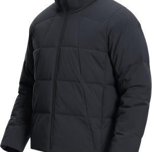Men’s Winter Coats Down Puffer Jacket Men Waterproof Lightweight Windproof Puffy Quilted Bubble Coat Casual