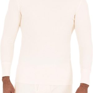 Men's Recycled Waffle Thermal Underwear Crew Top (1 and 2 Packs)